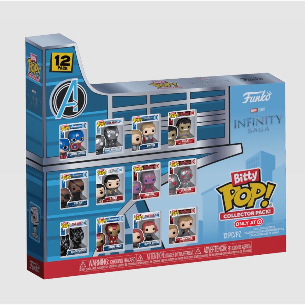 Funko Bitty Pop Marvel Avengers Infinity Saga 12 Pack Collector Set Target Exclu